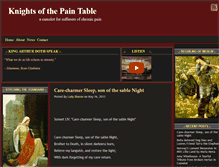 Tablet Screenshot of knightsofthepaintable.com